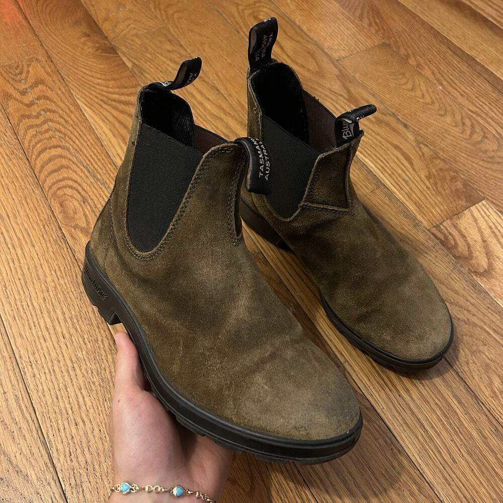 Blundstone 1615 Original Series Brown Suede Chelsea Boots Women’s Size 7